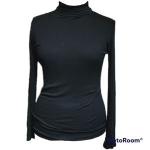Closet Staple Capsule Wardrobe Essential Classic Black Turtleneck Shirt